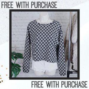 Contemporary Crop Patterned Pull Over Sweater